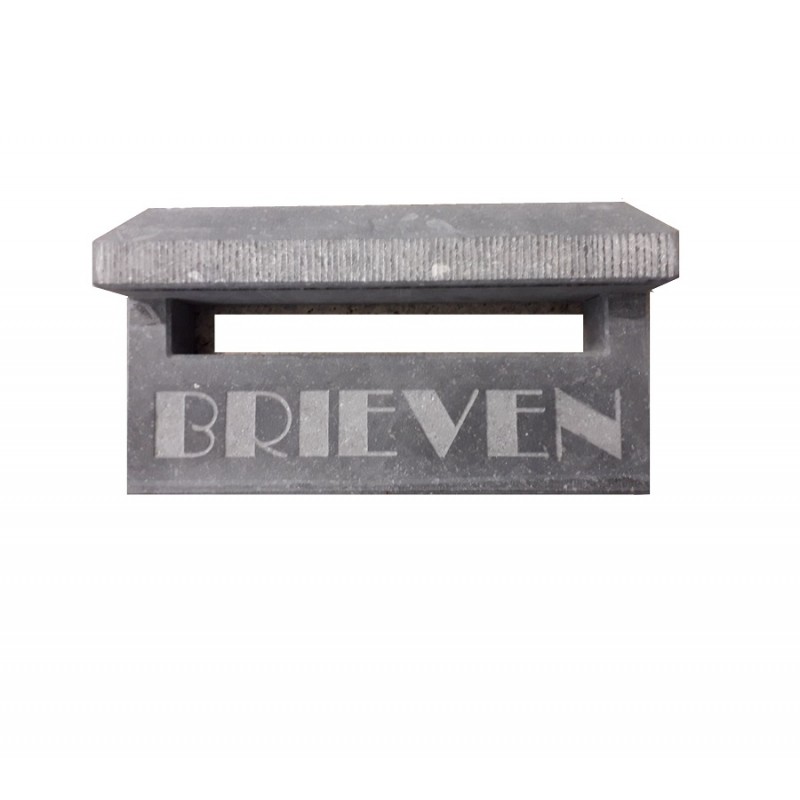 brievenbusplaat-hardsteen-gefrijnd
