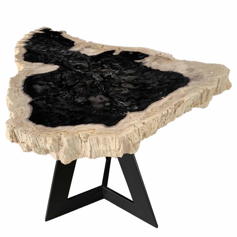 Versteend hout bijzettafel