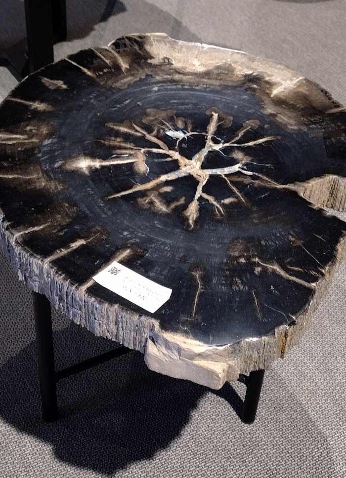 Versteend hout bijzettafel EF32412