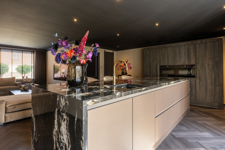 keukeneiland Belvedere kwartsiet