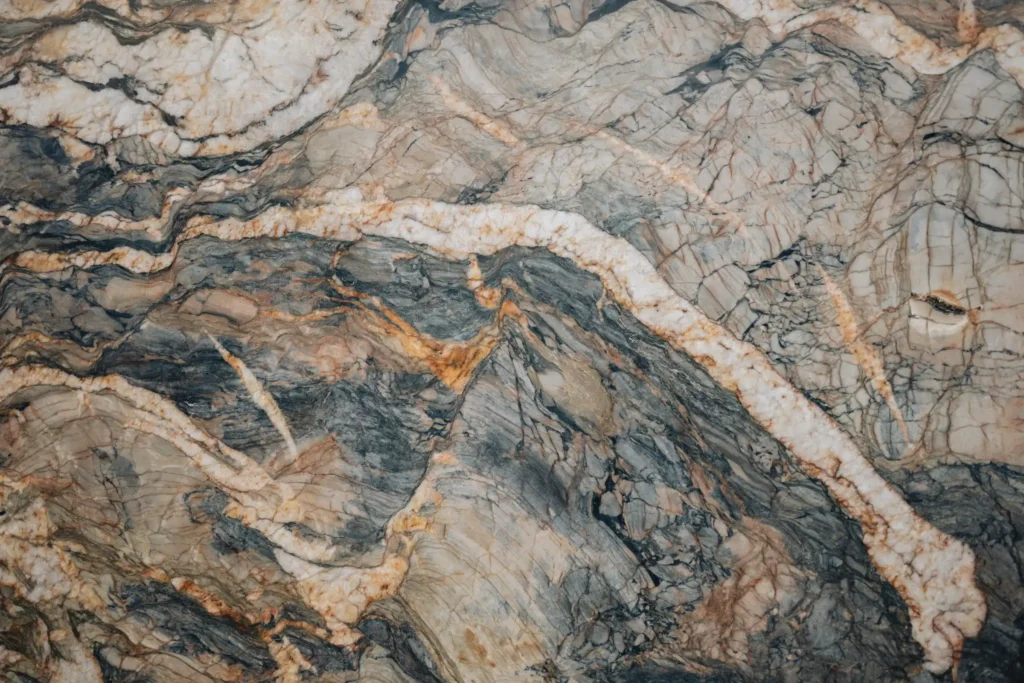 Elysium kwartsiet, close-up van het materiaal