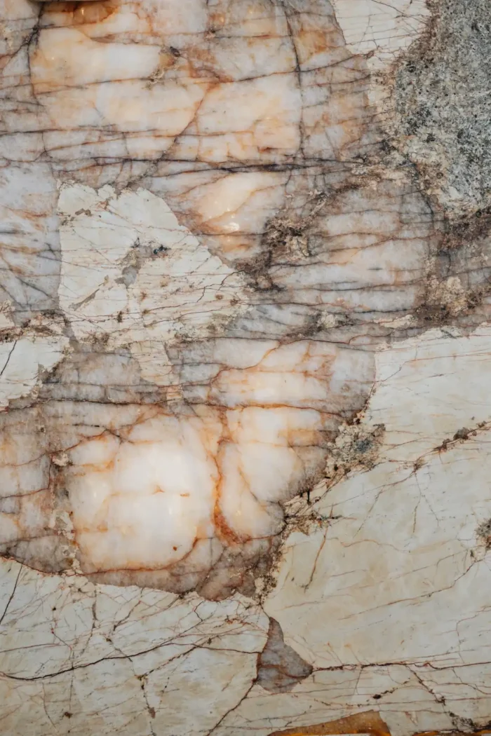 Patagonia kwartsiet, close-up van het materiaal